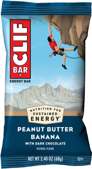 CLIF Bar Peanut Butter Banana Dark Chocolate 12ct